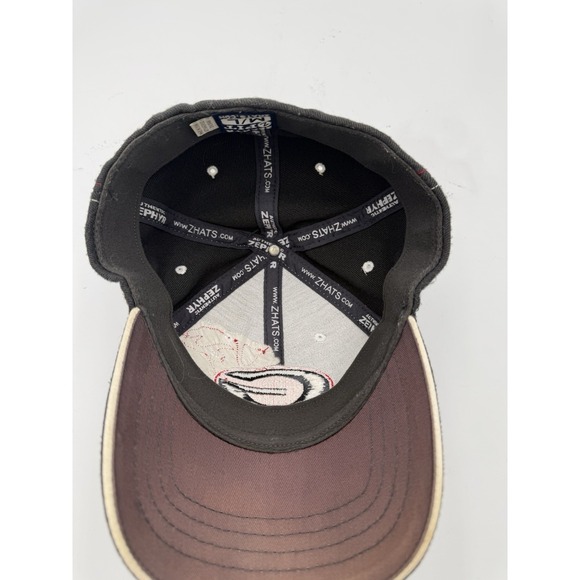 Georgia Bulldogs UGA Football Zephyr Fitted Hat Cap Grey NCAA Size M/L - Picture 6 of 7